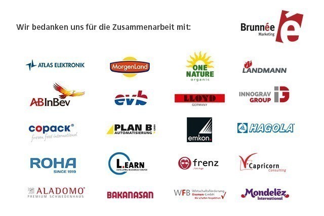 Brunnée Marketing kümmert sich um die Corporate Identity der Kunden aus Bremen und der Welt.